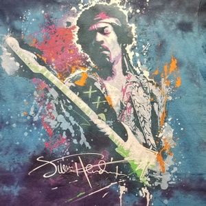Jimi Hendrix Tie-Die Authentic Hendrix